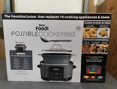 Ninja - Foodi PossibleCooker PRO,8.5 克拉多库克 - 海盐灰色 MC1001 — 第 1/3 张图片