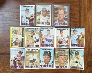1967 Topps CHICAGO WHITE SOC LOT (15) TOMMY AGEE RC, WILBUR WOOD, COMBINE SHIP - Picture 1 of 2