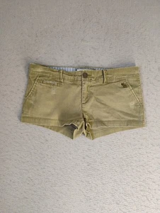 Pantalones Cortos Abercrombie Fitch Mujer 2 Marrón Perfecto Elastizado Cortar Bolsillos Logotipo Sólido - Imagen 1 de 12