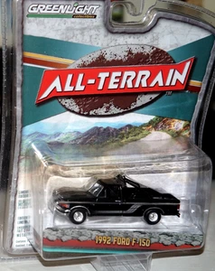 1:64 Greenlight Black 1992 Ford F-150 Pickup Limited Editon New All Terrain - Bild 1 von 1