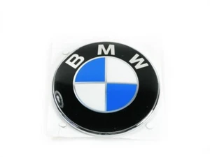 BMW E31 8-Series Genuine Front Hood BMW Emblem Decal Badge Roundel NEW - Bild 1 von 1