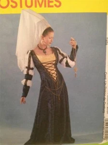McCalls Sewing Pattern 4041 Ladies/ Misses Medieval Costume Size 6-12 Uncut - Picture 1 of 3