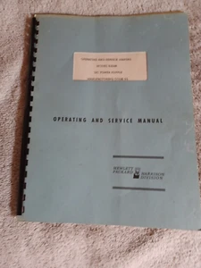 HP 1966 Model 6258A DC Power Supply Manufacturing Code 5L Service Manual - Picture 1 of 1