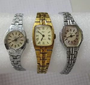 Vintage Damenuhr LUCH Classic Damen Mechanisch Sowjetische UdSSR 3 Stück - Bild 1 von 8