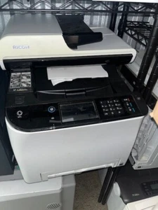 Ricoh SP C262SFNw Color Laser Printer w/50% HY Toners only 16K Total Prints - Picture 1 of 4