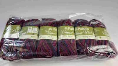 Patons Classic Wool DK Yarn, 1.75 Oz, Autumn Spice, 6 Balls