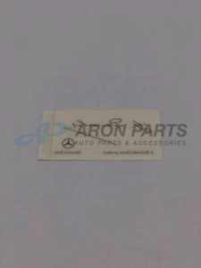 Mercedes Benz G Daimler Signed Windshield Sticker Signature Decal 0045847338 - Picture 1 of 5