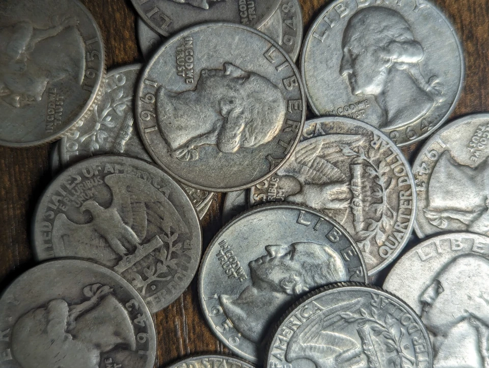 Silver Washington Quarter(s)-90%-1932-1964, Choose How Many! Ships Free! - Image 1 of 1