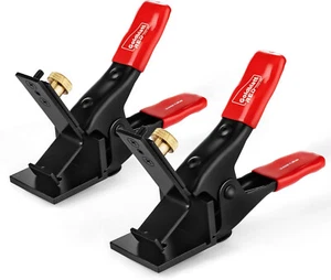 Goldblatt RED 1 Pair XL JAG Clamp Mason Line Clamp Adjustable Brick Laying Tools - Picture 1 of 6