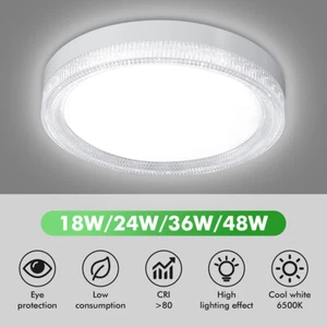 LED Ceiling Down Light Ultra Thin Flush Mount Kitchen Home Fixture Lamp Lighting - Picture 1 of 119