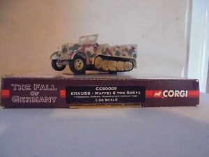 CORGI -1.50 SCALE KRAUSS - MAFFEI 8 TON SDKFZ 7 PERSONNEL CARRIER 1945 BOXED