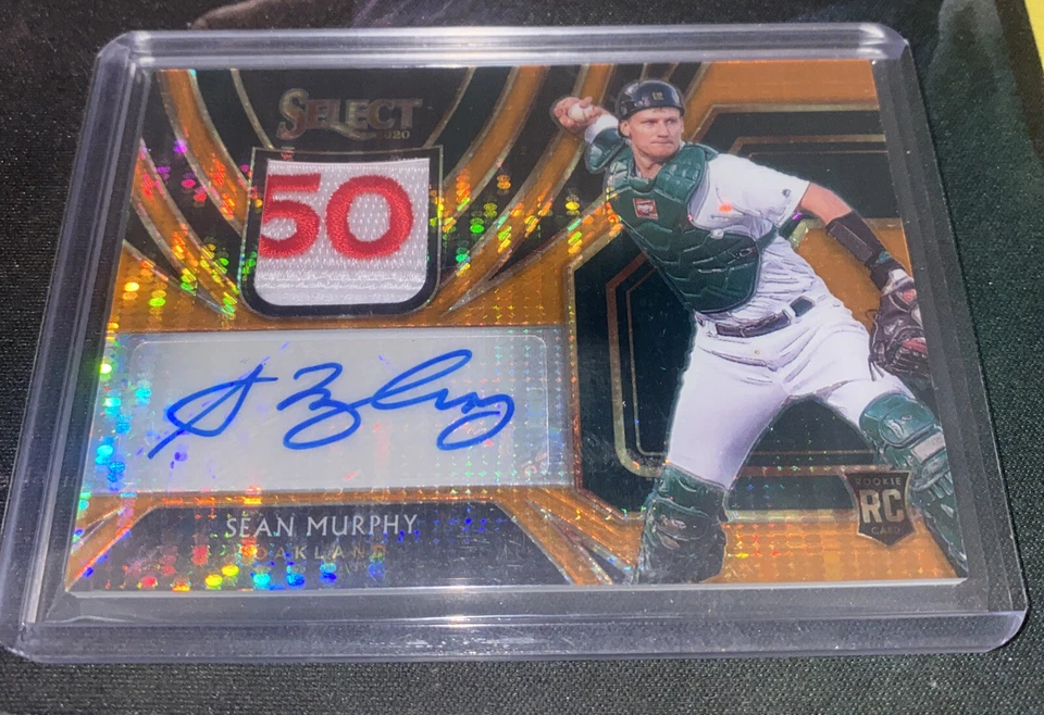 Panini Select Sean Murphy RPA Auto Jersey RC Orange Pulsar SSP/10 Braves RC - Image 1 of 2