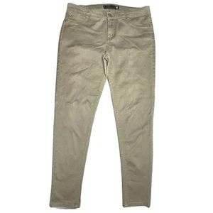 Tinseltown Pants Womens Juniors Size 13 Act 34" W x 27" L Olive Skinny Stretch - Picture 1 of 5