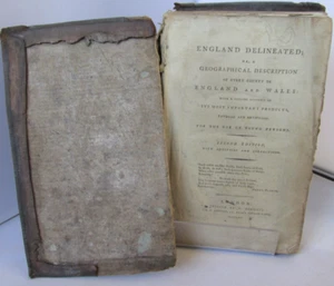 England Delineated... John Aikin (Author) 1790, T. Bensley (Pub.) 2nd Editition - Picture 1 of 7