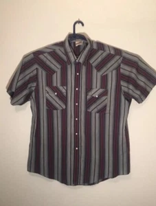 Western Frontier Men's Size XL Pearl Button Short Sleeve Shirt - Picture 1 of 9