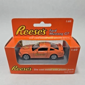 Reese’s Ford Mustang GT Diecast Car 1:60 Peanut Butter Cup orange - Bild 1 von 24