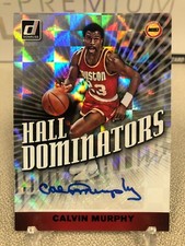 2019-20 Donruss Calvin Murphy Hall Dominator Signatures Black Auto 1/1