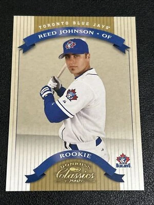 2002 Donruss Classics REED JOHNSON RC #'d 1207/1500 #110 - Image 1 of 2