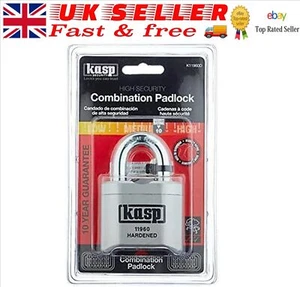 Kasp K11960D Combination Padlock Open Shackle High Security Weather Proof - Picture 1 of 8