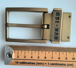 Lot of 1 x Large 9.5cm x 5cm Gold Metal Buckle for bag making, belt making - Picture 1 of 2