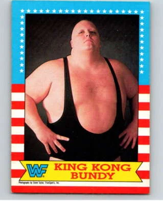 1987 O-Pee-Chee WWF #15 King Kong Bundy  V69426 - Image 1 of 2