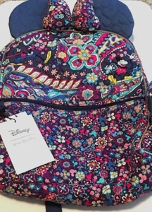 Vera Bradley Disney Large Backpack Ears Mickey Goofy Sensational Six Paisley NEW - Picture 1 of 12