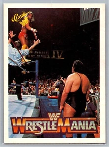 1990 Classic WWF Wrestlemania Card #29 Macho Man Vs. Andre The Giant - Picture 1 of 2