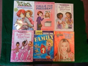 LOT OF SIX (6) ALL DIFFERENT *GIRLS* used paperback BOOKS - Picture 1 of 1