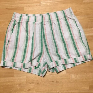 Old Navy Damenshorts hoher Bund elastischer Bund M Leinen/Baumwolle 3,5 Zoll Schrittlänge - Bild 1 von 12