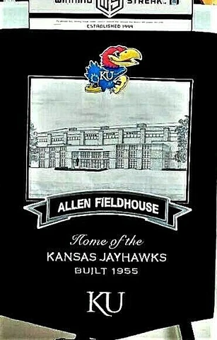 Kansas Jayhawks Allen Fieldhouse Banner Cover