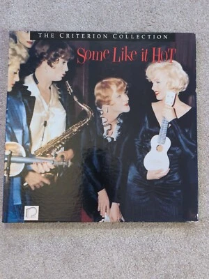 SOME LIKE IT HOT 1959 Criterion 3 Laserdisc LD BOX SET WIDESCREEN Marilyn Monroe - Image 1 of 3