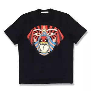 Givenchy Black Aztec Rottweiler Print T-Shirt | Size M SS17 RRP $680 - Picture 1 of 8