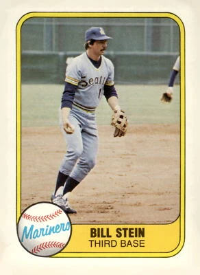 1981 Fleer #605 Bill Stein - Image 1 of 2