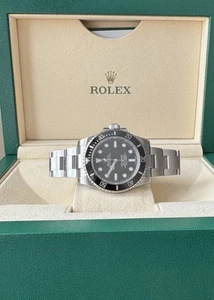 Rolex Submariner 114060 No Date 40MM Ceramic Bezel 2017 Box & Papers - Picture 1 of 10