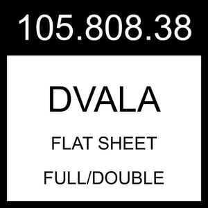 IKEA DVALA Sábana Plana Azul Completa/Doble 105.808.38 - Imagen 1 de 1