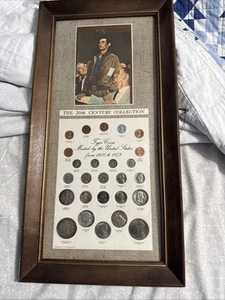 "Colección de monedas Kennedy Libertad de Expresión del siglo XX de Estados Unidos enmarcadas 22""x11""" - Imagen 1 de 4