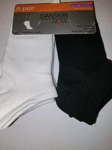 New Danskin 6 Pairs Girls Medium 10.5 - 4 Shoe Size - Picture 1 of 4