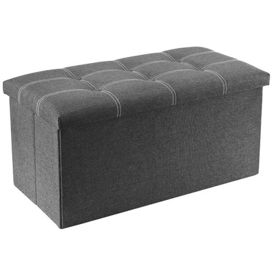Compact 30" Ottoman with 23 Gallon Storage - Stylish Footrest for Any Room - Image 1 of 4