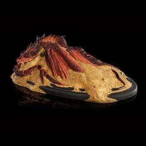 Mini Estatua Weta El Señor de los Anillos El Hobbit SMAUG REY BAJO LA MONTAÑA - Imagen 1 de 8