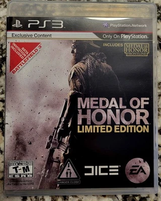 Sony PlayStation 3 PS3:Medal of Honor Limited Edition,CIB,TESTED,FAST SHIPPING  - Image 1 of 4