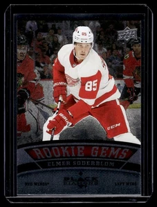2022-23 Upper Deck Black Diamond Rookie gems Elmer Soderblom Rookie Detroit Red - Picture 1 of 2
