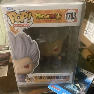 Funko Pop! Vinilo: Dragon Ball - Son Gohan (Bestia) #1703 con protector - Imagen 1 de 5