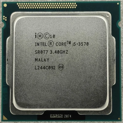 Intel Core i5-3570 @ 3.40GHz QuadCore LGA1155 Socket SR0T7 processor CPU Tested - Image 1 of 2