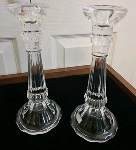 Fitz and Floyd Stanford 9" Candle Holders set of 2 in Box 23B003 - Picture 1 of 3