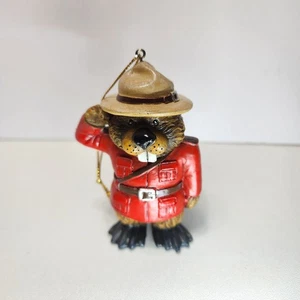 Saluting RCMP CANADIAN Biber Ornament - Bild 1 von 5