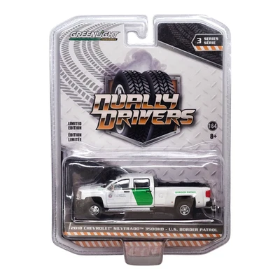 GREENLIGHT 2018 Chevrolet Silverado 3500HD US Border Patrol Dually Drivers 2019 - Image 1 of 2
