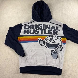 Sudadera con Capucha Pac-Man Original Hustler Estampado Gráfico Mediano Bloques de Color Estilo Años 90/VTG - Imagen 1 de 7