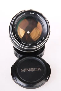 MINOLTA MC ROKKOR PF 58mm 1.4 58/1.4 Japan w/Caps Very Clean Fast! - Bild 1 von 13