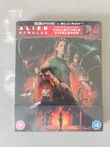 Alien Romulus : 4K Ultra UHD + Blu-ray 🇬🇧 UK STEELBOOK Limited Edition NEW OOP - Picture 1 of 2