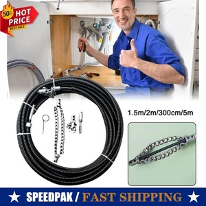 Flex-Welle Kanal Entkalkungskette, Mehrzweck PVC Rohr Wartung Werkzeug H O T - Bild 1 von 27